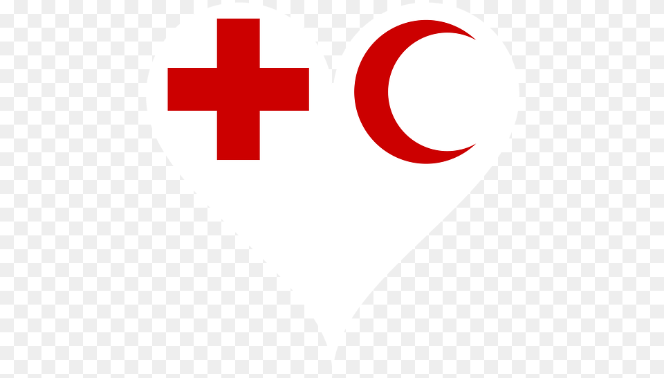 Love Heart Red Cross Red Crescent Federation White Cross, Logo, First Aid, Red Cross, Symbol Free Png