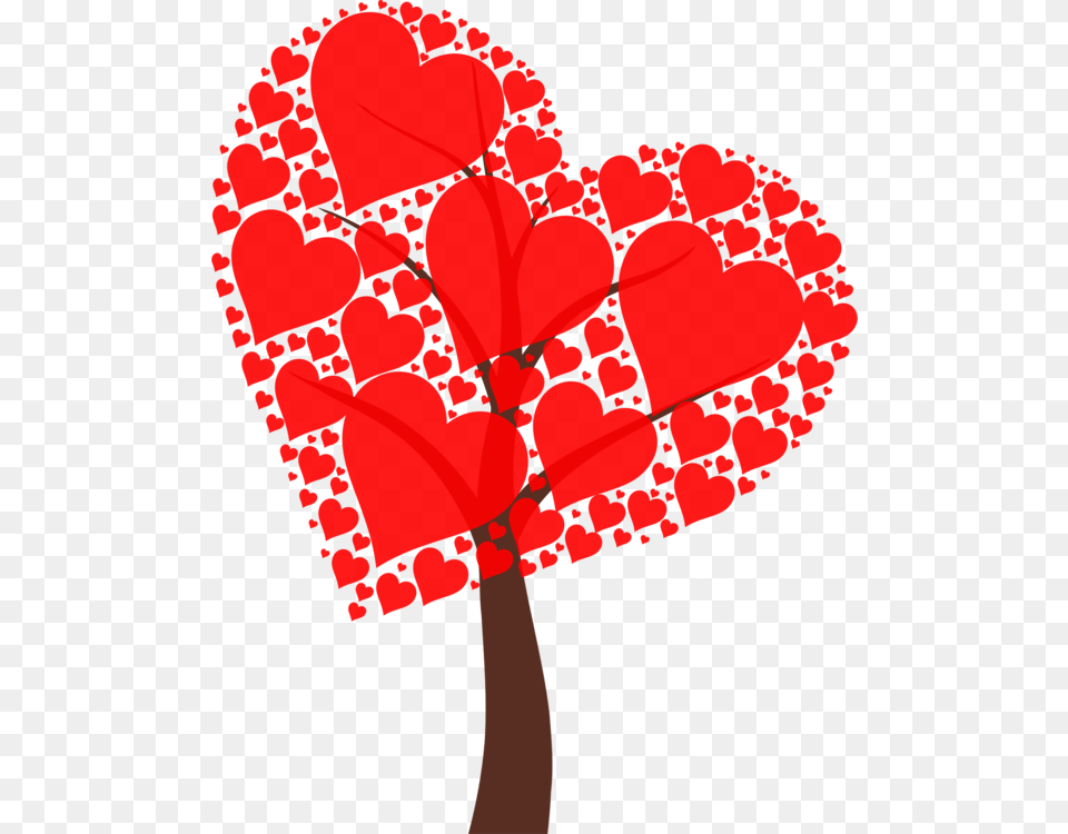 Love Heart Tree Valentines Day Organ Png