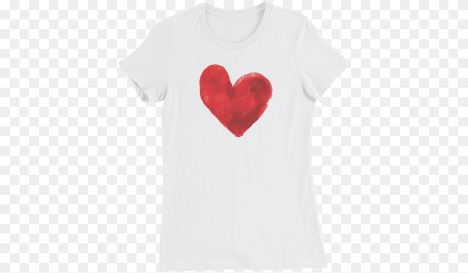Love Heart Watercolor T Shirt Intermittent Fasting, Clothing, T-shirt, Symbol, Love Heart Symbol Free Png