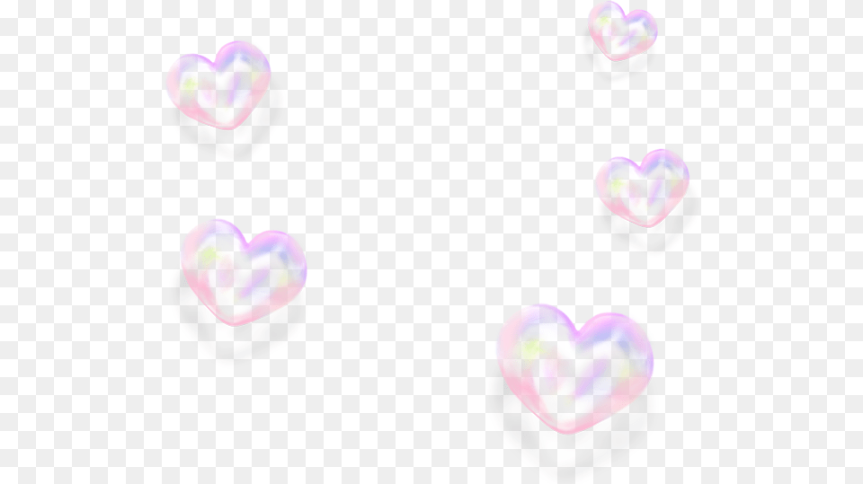 Love Hearts Bubbles Cute Colorful Sweet Valentinesday Heart, Cream, Dessert, Food, Icing Free Png