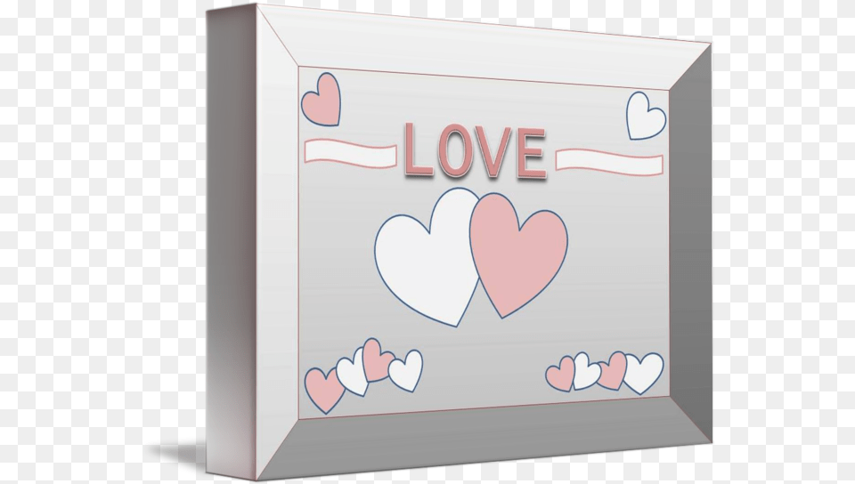 Love Hearts By Art April White Heart Transparent Background Png Image