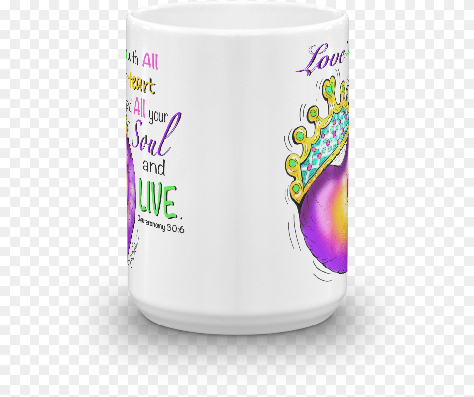 Love Him With All Your Heart Coffee Cup, Beverage, Coffee Cup Free Png