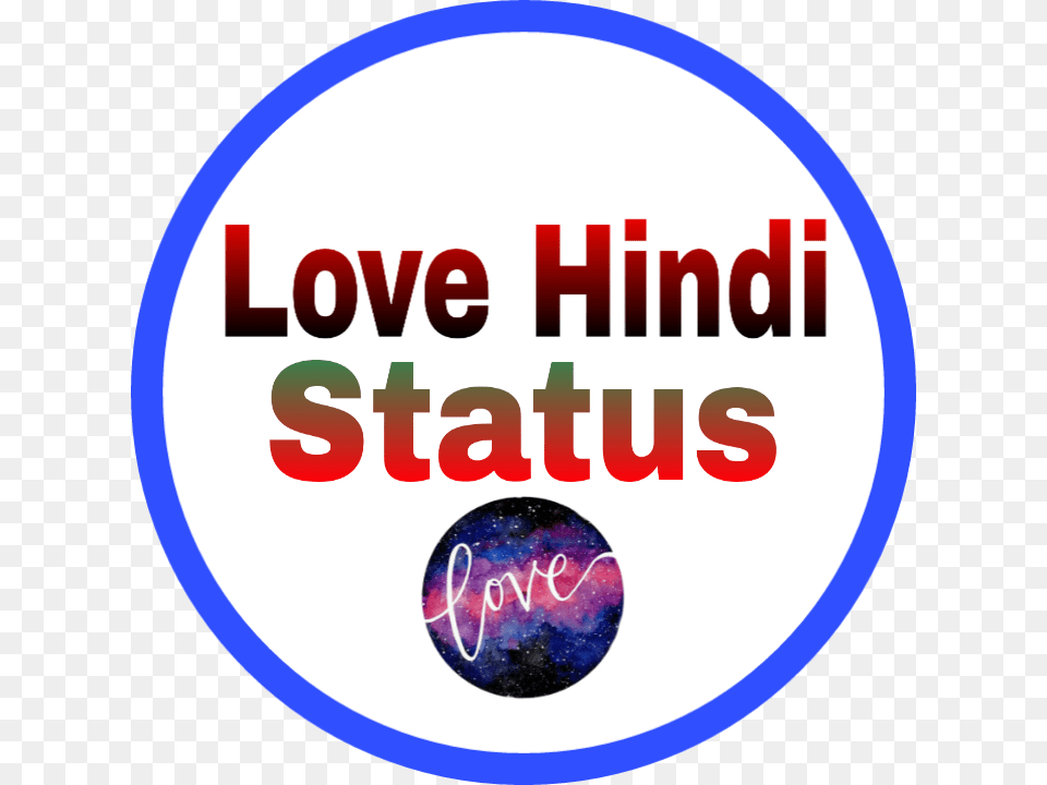 Love Hindi Status About For Love Shayari Love Status Circle, Sphere Png Image