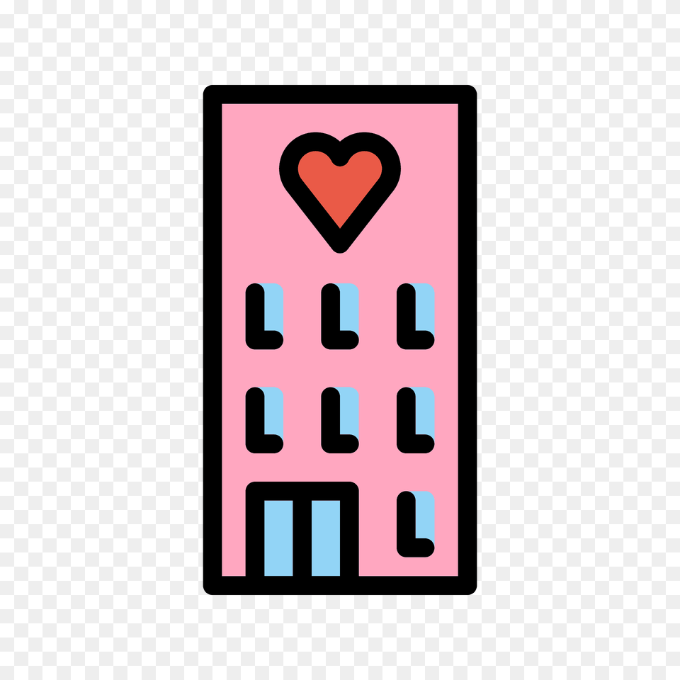 Love Hotel Emoji Clipart Free Png Download