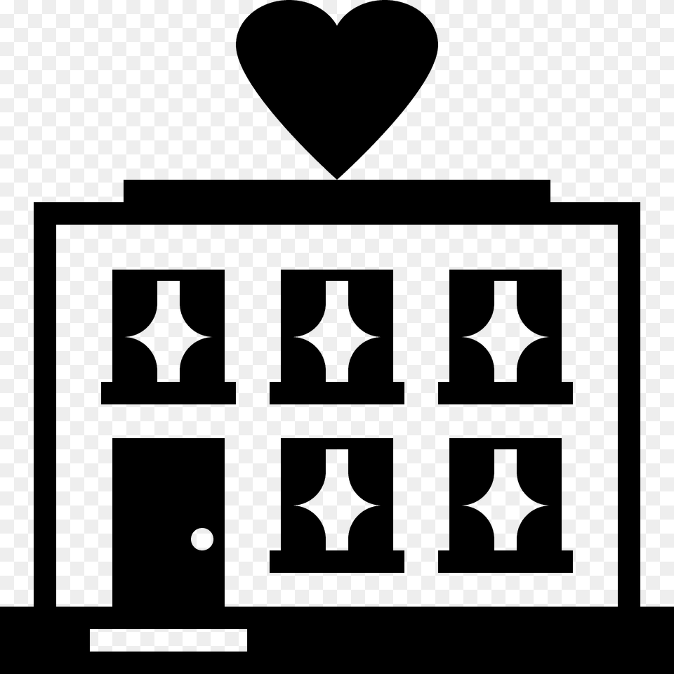 Love Hotel Emoji Clipart, Stencil, Cabinet, Furniture Free Png