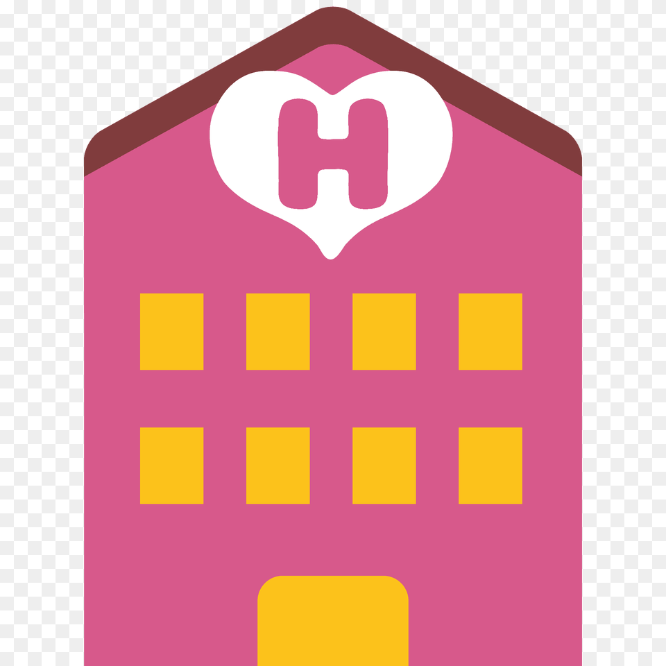 Love Hotel Emoji Clipart, Text Free Png Download