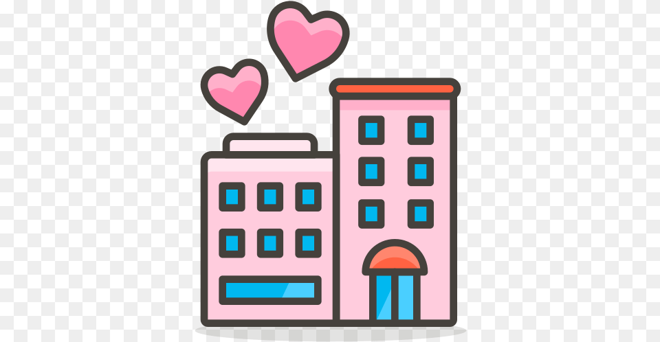 Love Hotel Icon Of 780 Vetor Icon Hotel, Qr Code Free Transparent Png