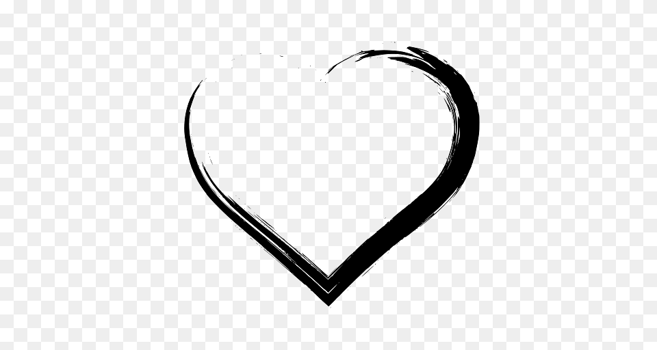 Love Incomplete Heart Outline Png Image