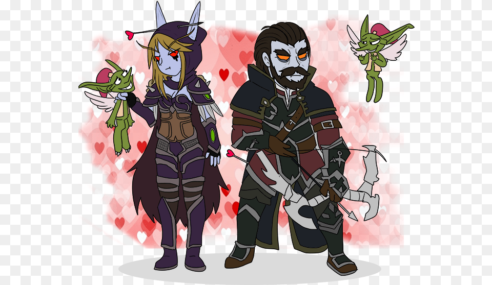 Love Is In The Air Nathanos Sylvanas Fanfic, Book, Comics, Publication, Baby Free Png