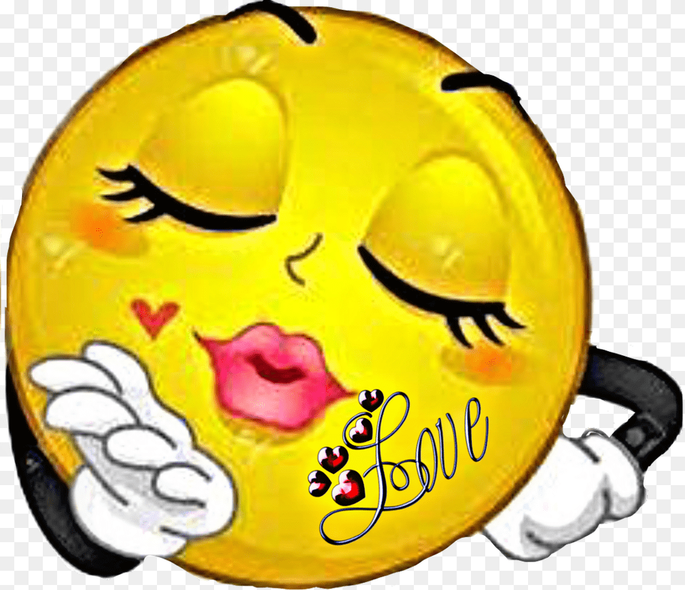 Love Kiss Emoji Big Kiss Emoji, Helmet Free Transparent Png