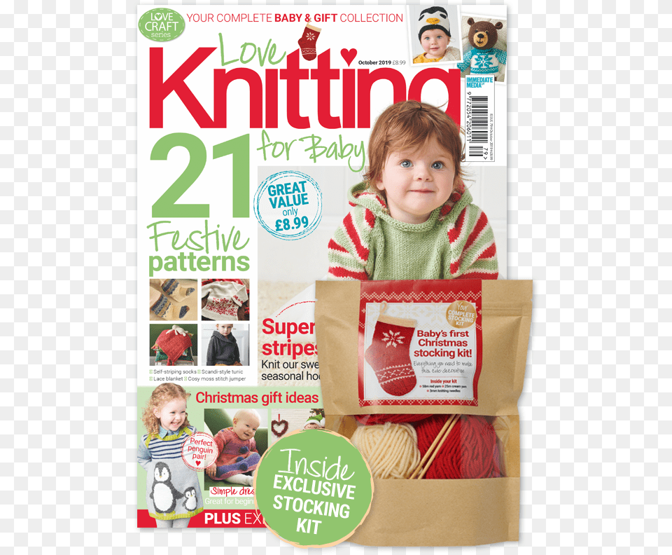 Love Knitting For Baby Magazine October 2019, Publication, Person, Advertisement, Head Free Png