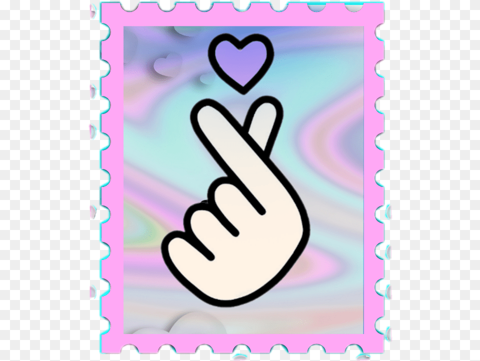 Love Kpop Finger Heart, Body Part, Hand, Person Png Image