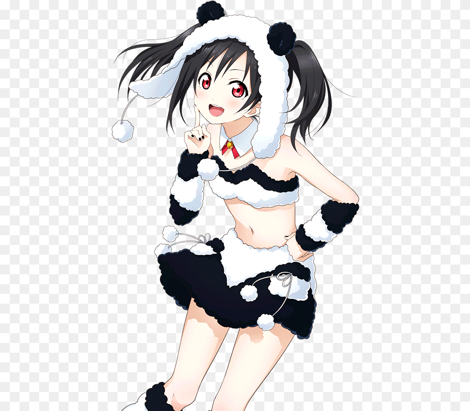 Love Live Anime Girl Panda, Book, Comics, Publication, Adult Free Png Download