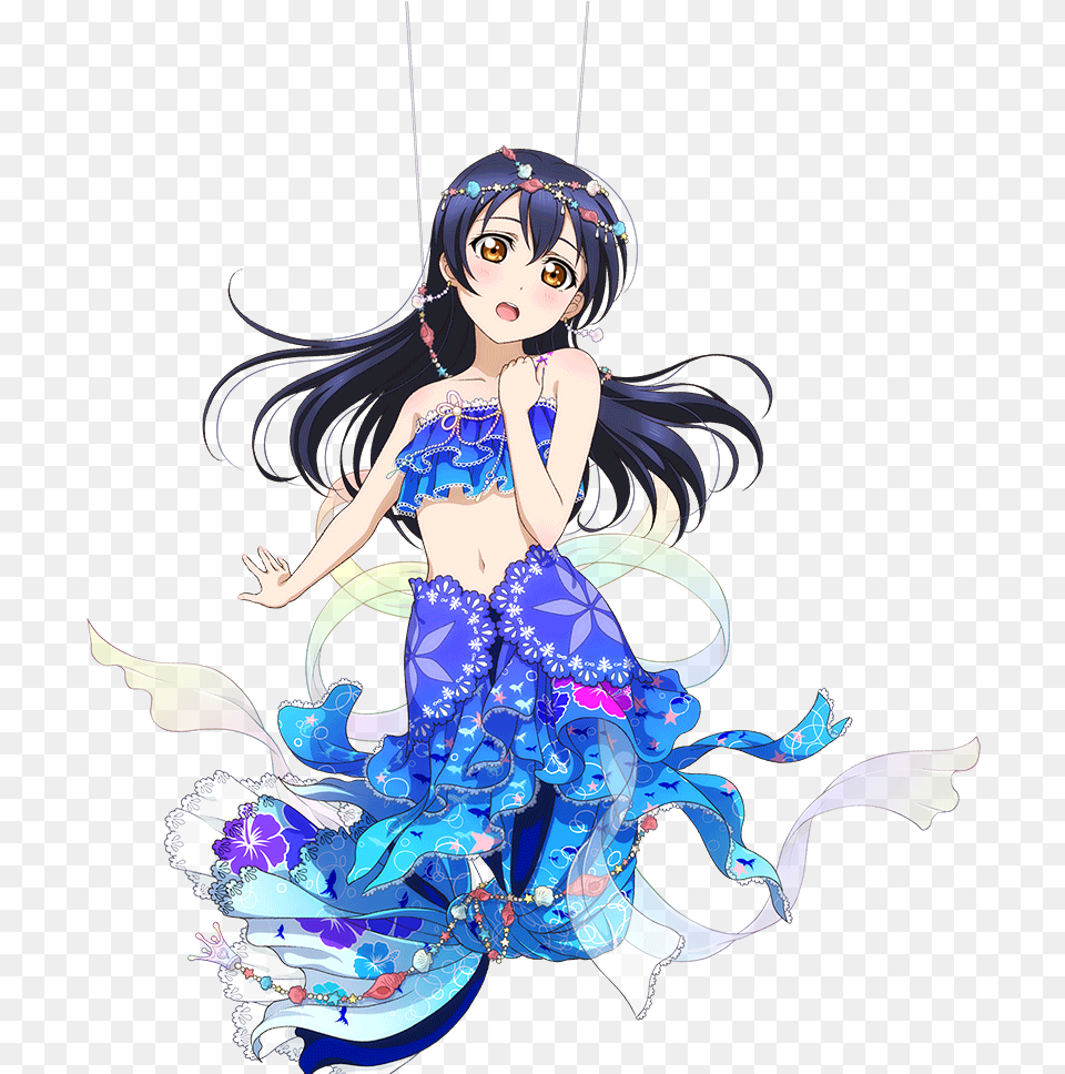 Love Live Cosplay Mermaid Transparent, Book, Comics, Publication, Person Free Png