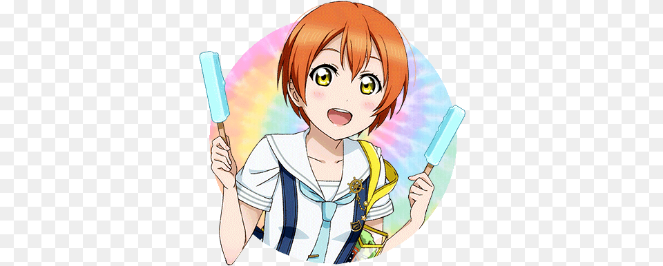 Love Live Edits Rin Hoshizora Icons, Book, Comics, Publication, Baby Free Transparent Png