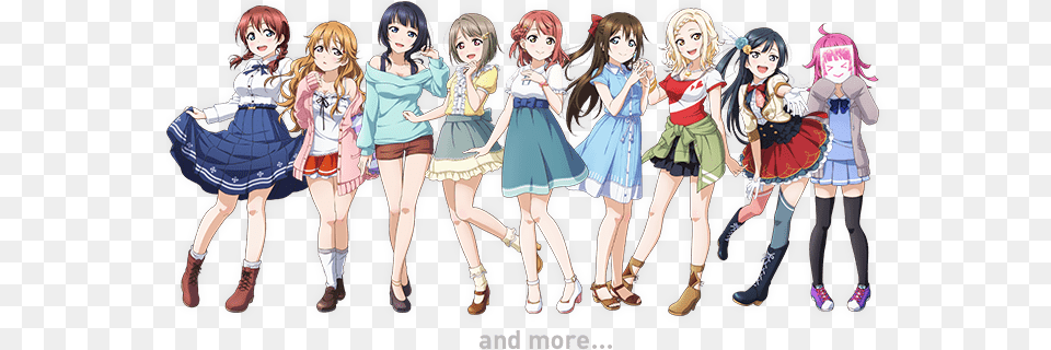 Love Live Franchise Reveals New School Idols For Perfect Love Live Perfect Dream Project, Adult, Publication, Person, Woman Free Png