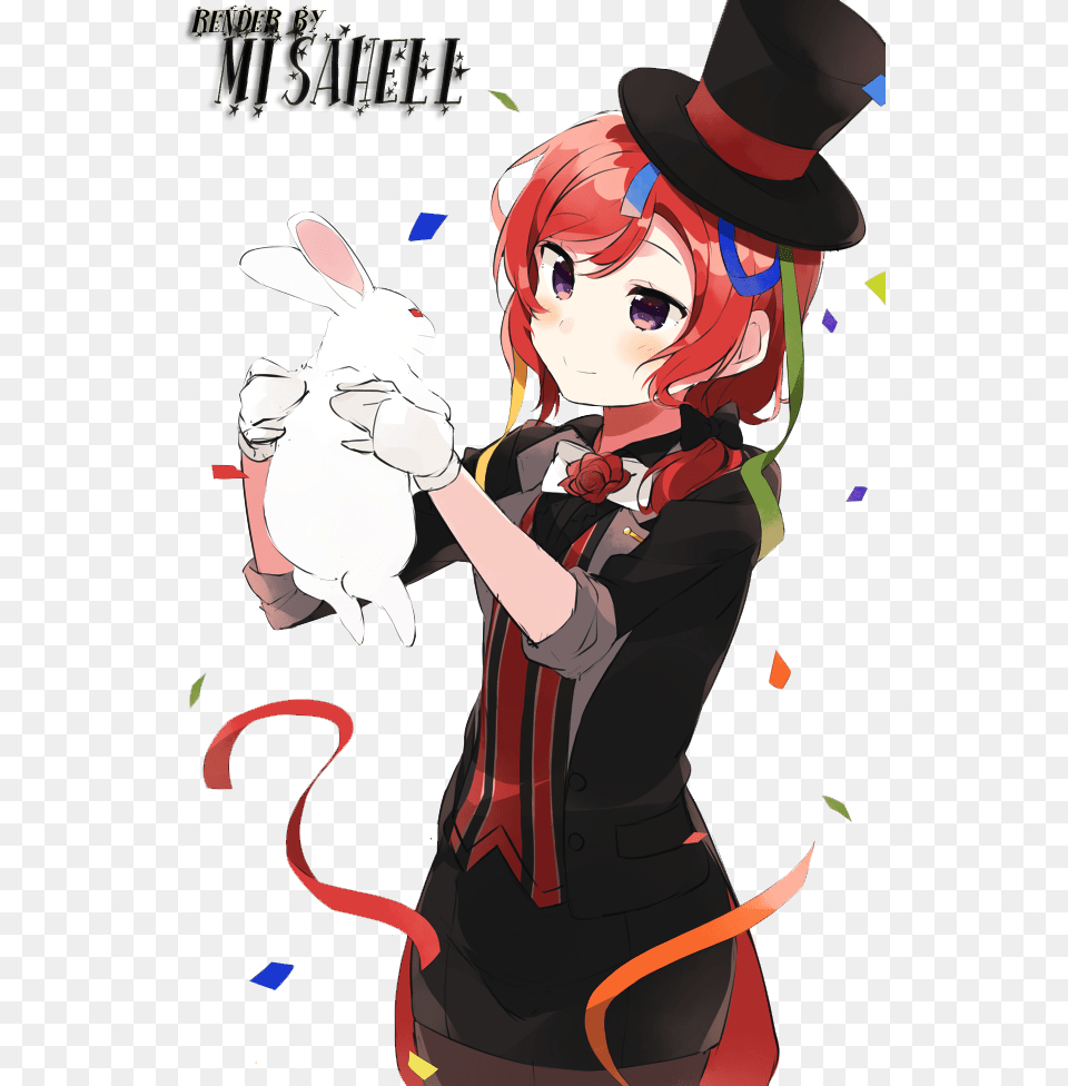 Love Live Magician Maki, Book, Comics, Publication, Adult Free Png Download