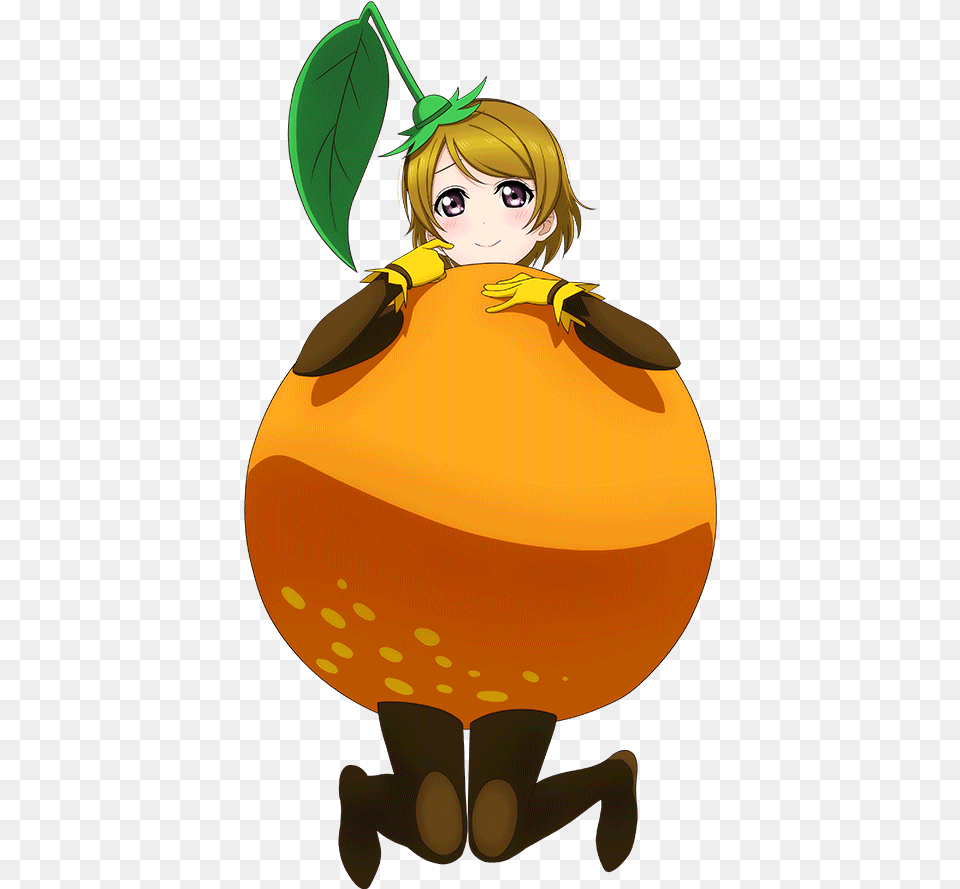 Love Live Orange Hanayo, Food, Fruit, Plant, Produce Png Image