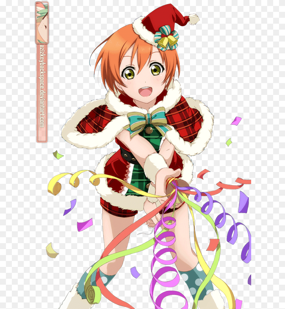 Love Live Rin Christmas, Book, Comics, Publication, Baby Free Transparent Png