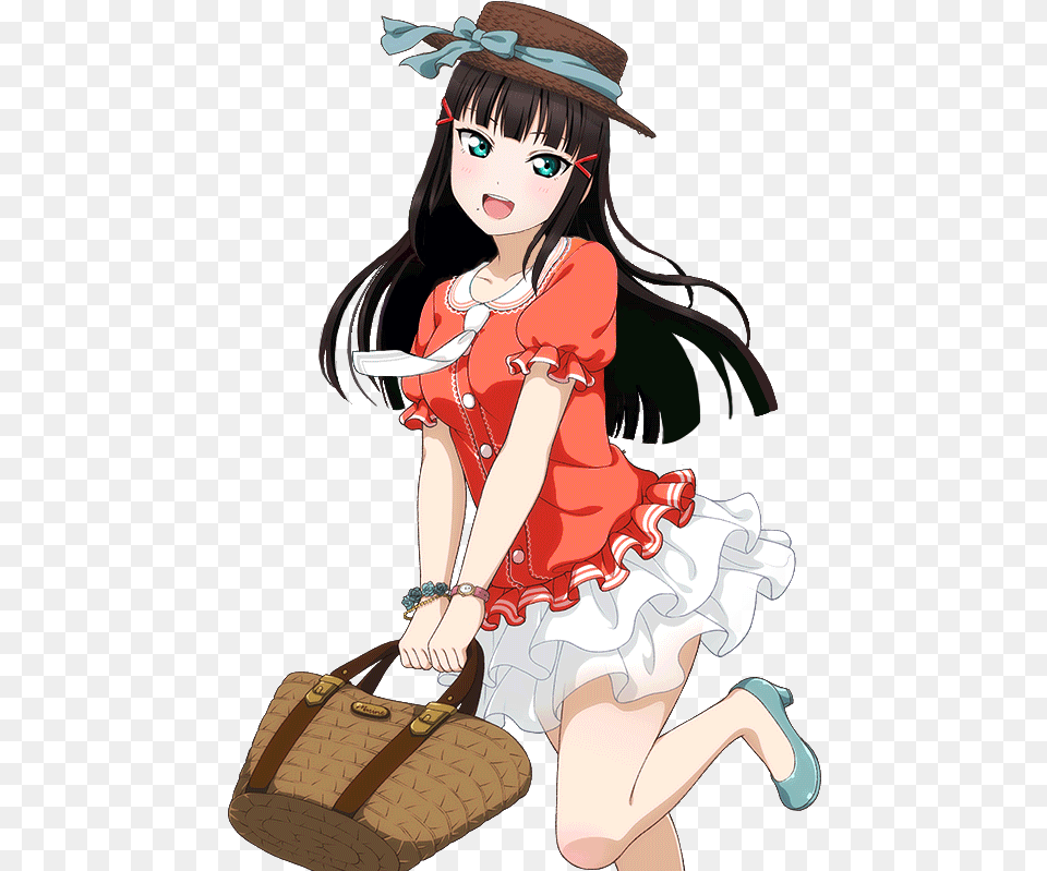Love Live Sif Casual Outfits, Accessories, Bag, Book, Publication Free Png