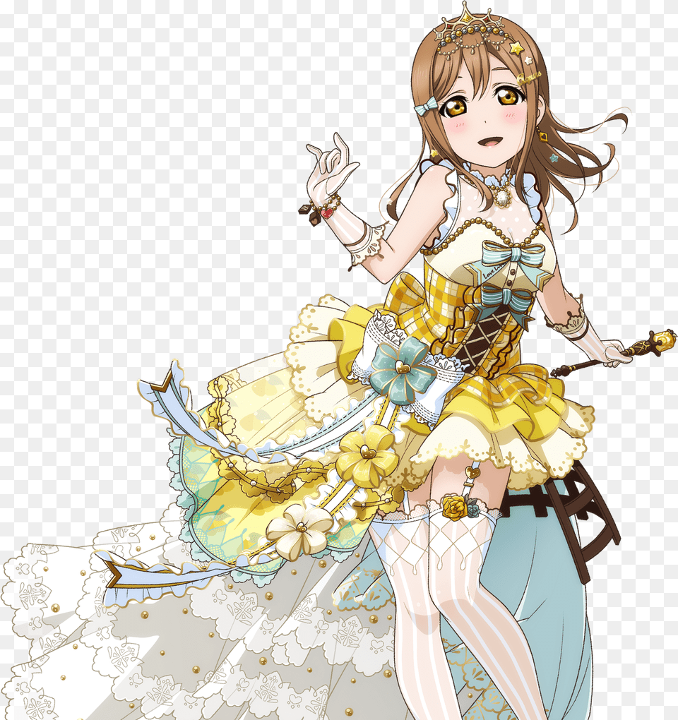 Love Live Sunshine Kunikida Hanamaru Dress Stockings Love Live Hanamaru Transparent, Book, Comics, Publication, Person Png