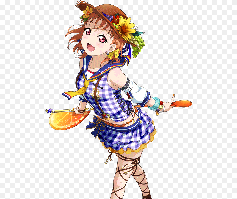 Love Live Sunshine Takami Chika Beach Awakening Dress Love Live Chika Ur, Book, Comics, Publication, Baby Png