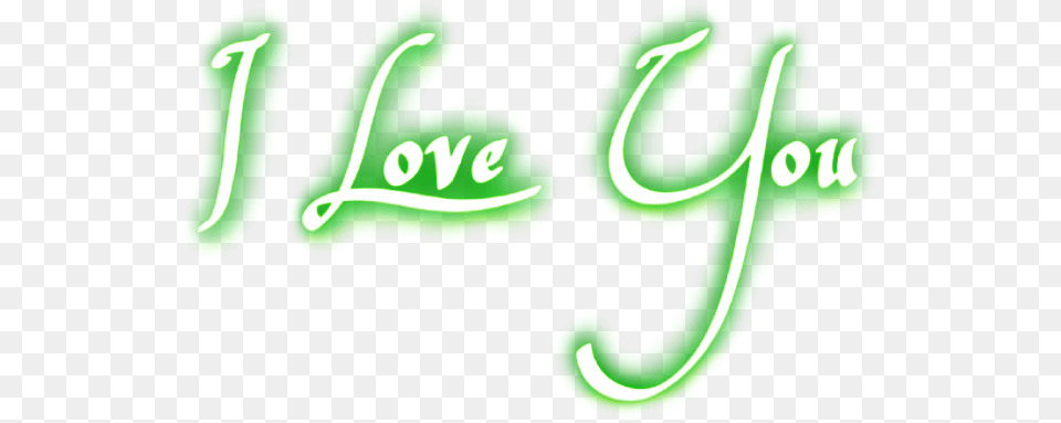 Love Loveislove Neon Loveyou Word Text Typography Calligraphy, Green, Light Png
