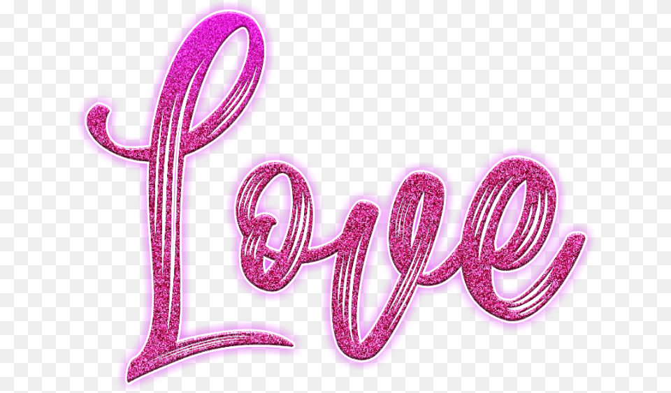 Love Lovetext Loveu Iloveyou Loveyou Quotes Lovequotes Calligraphy, Purple, Light, Neon, Text Free Png