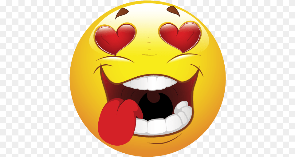Love Lust Bing Crazy Emoji Hd Sticker, Disk Free Png Download