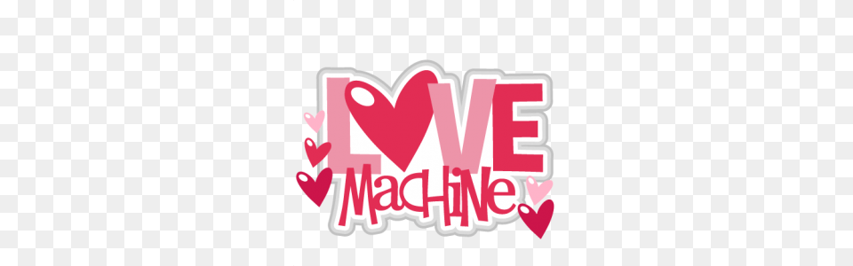 Love Machine Scrapbook Titles Cutting Robot, Logo, Dynamite, Weapon, Sticker Free Png