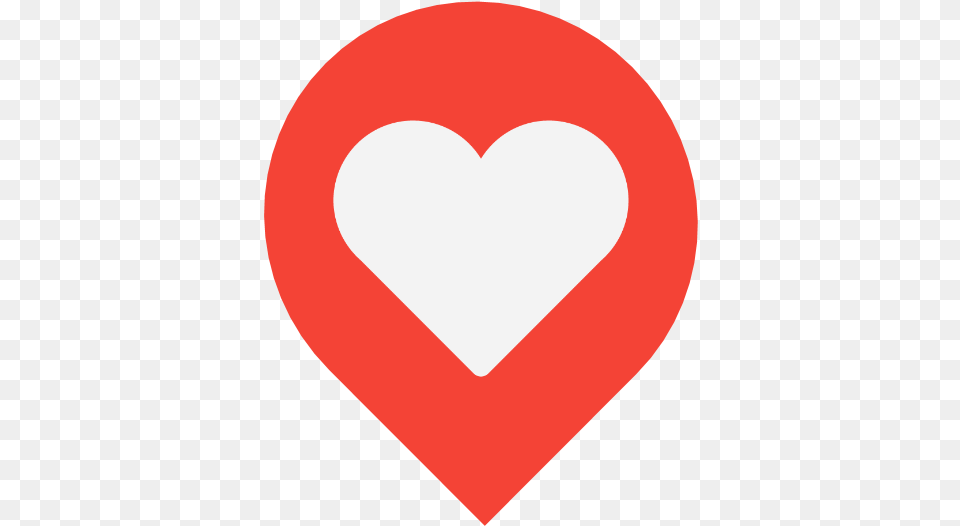 Love Map Marker Heart, Clothing, Hardhat, Helmet Free Png Download