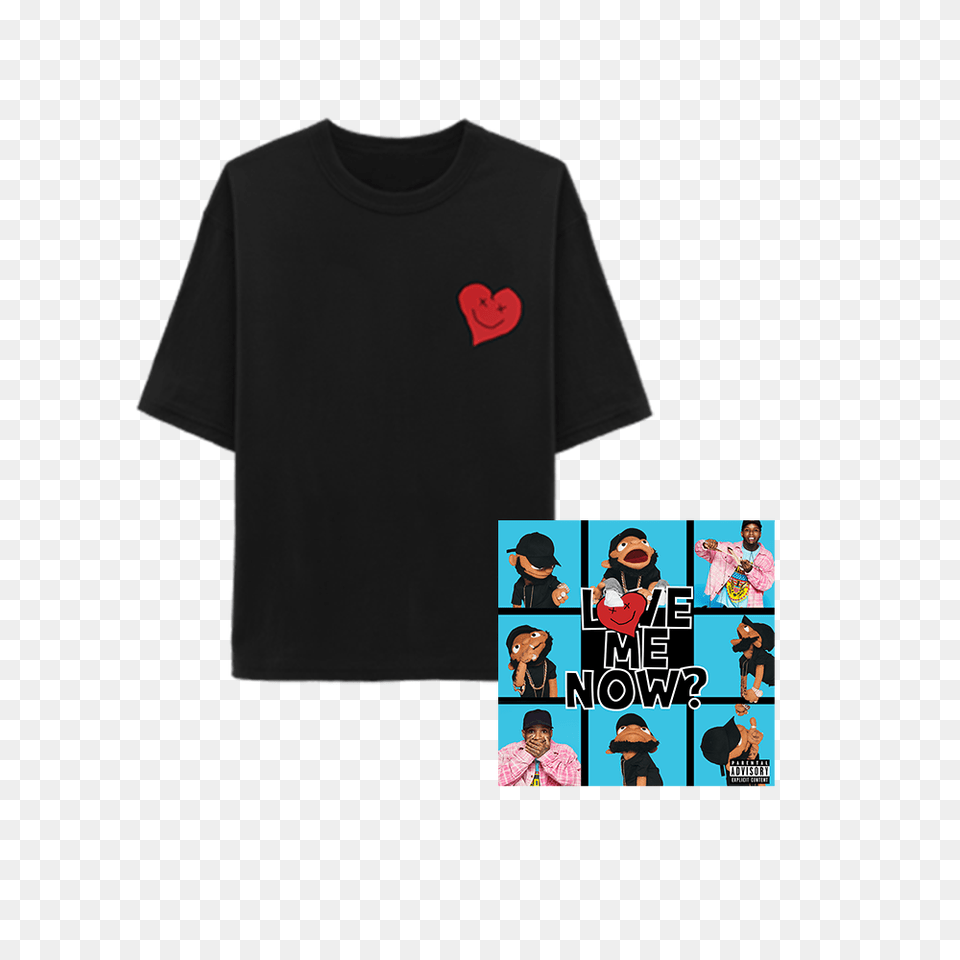 Love Me Now Black T Shirt Digital Album Tory Lanez Official Store, Clothing, T-shirt, Person, Face Png Image