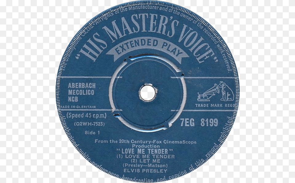 Love Me Tender Bbc Symphony Orchestra Sir Malcolm Sargent, Disk, Machine, Wheel, Text Free Png