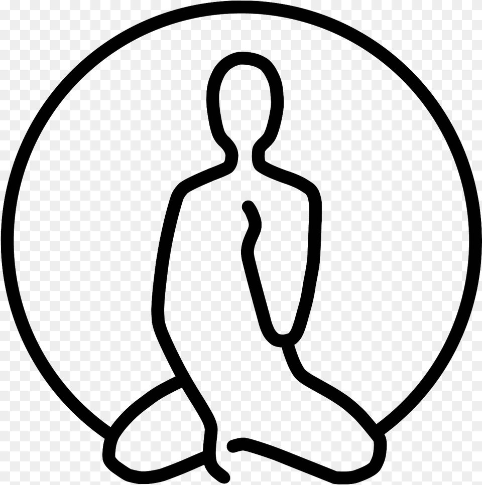 Love Meditation Drawing, Kneeling, Person, Silhouette, Disk Free Png