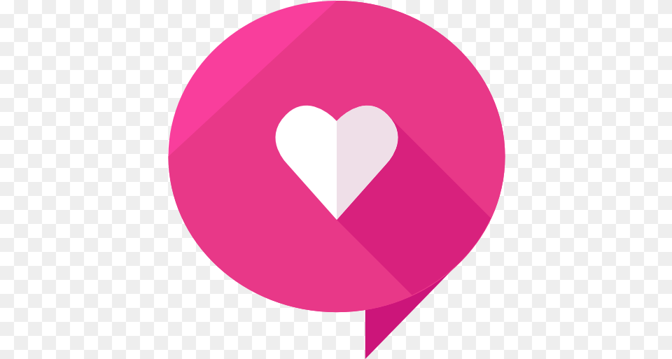 Love Message Vector Icons Designed By Roundicons Messenger Icon In Pink, Food, Sweets, Heart, Balloon Free Png