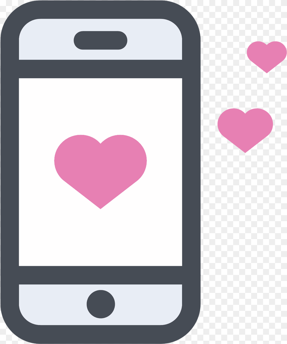 Love Message Icon Amor En Iconos, Electronics, Mobile Phone, Phone Free Png