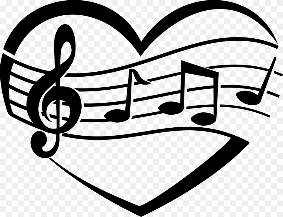 Love Music Clipart, Symbol Png Image