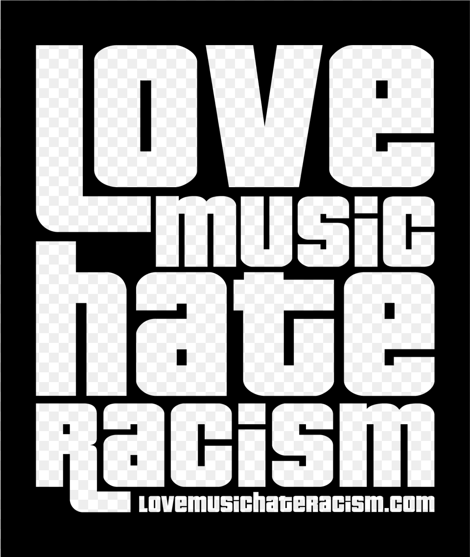 Love Music Hate Racism White Print Hoodiet Shirtmug Love Music Hate Racism, Gray Free Png Download
