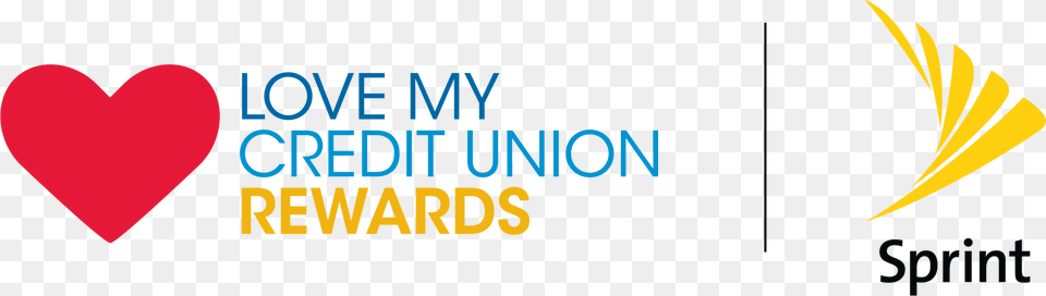 Love My Credit Union Rewards Amp Sprint Partnership Love My Credit Union Rewards Sprint, Logo Free Png Download