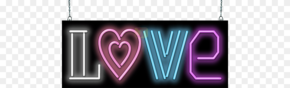 Love Neon Sign Neon Sign, Light Png