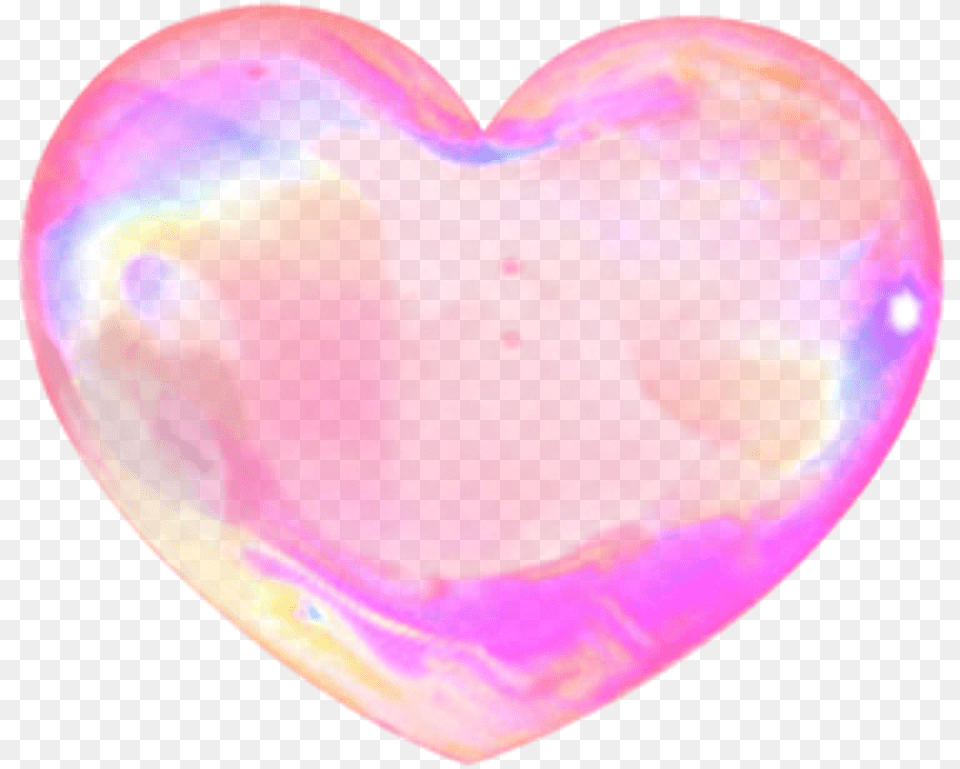 Love Neonlight Luminous Neon Lighting Pink Bubble Heart, Accessories, Balloon, Jewelry, Gemstone Free Png