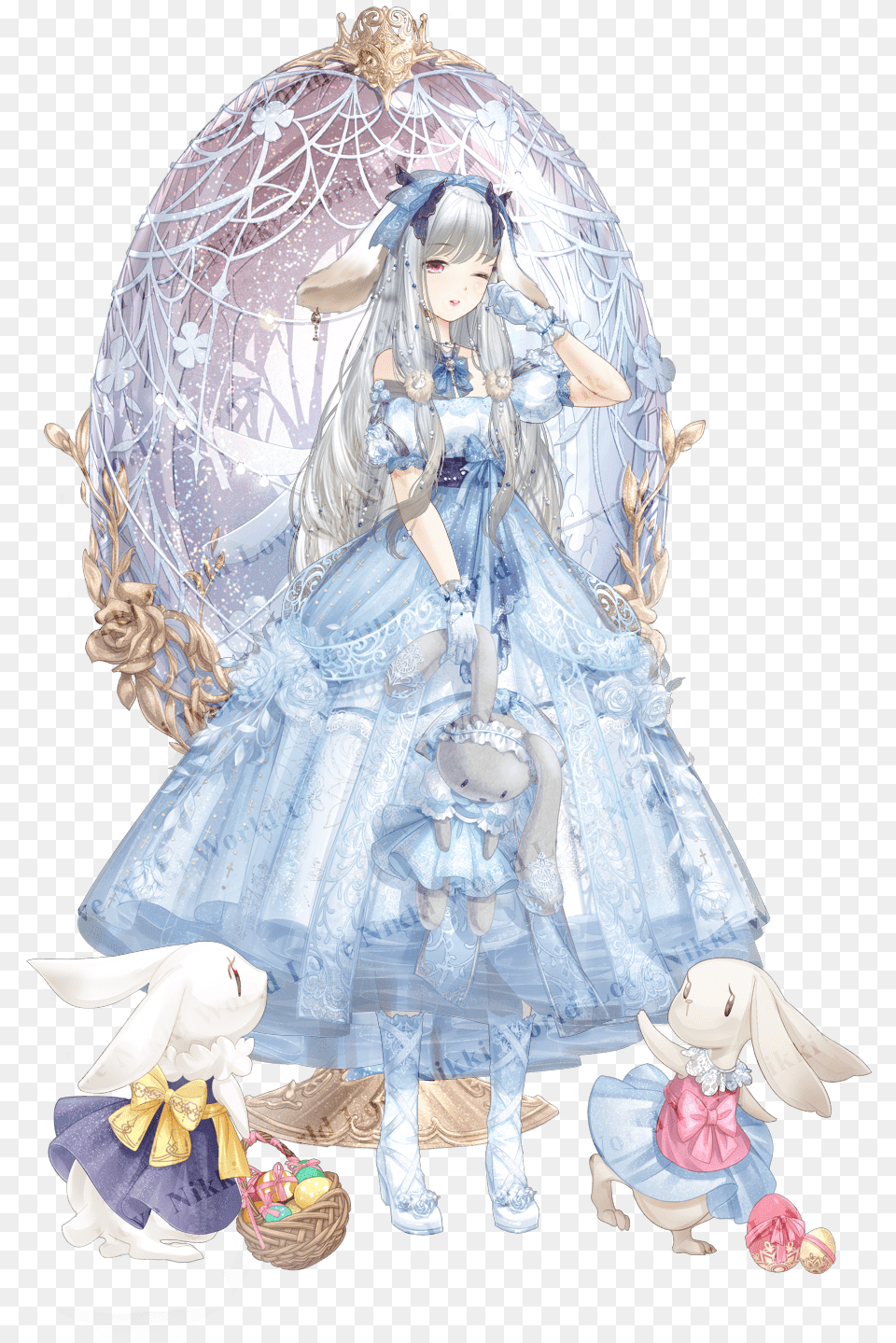 Love Nikki Easter Bunny, Doll, Toy, Baby, Person Free Png Download