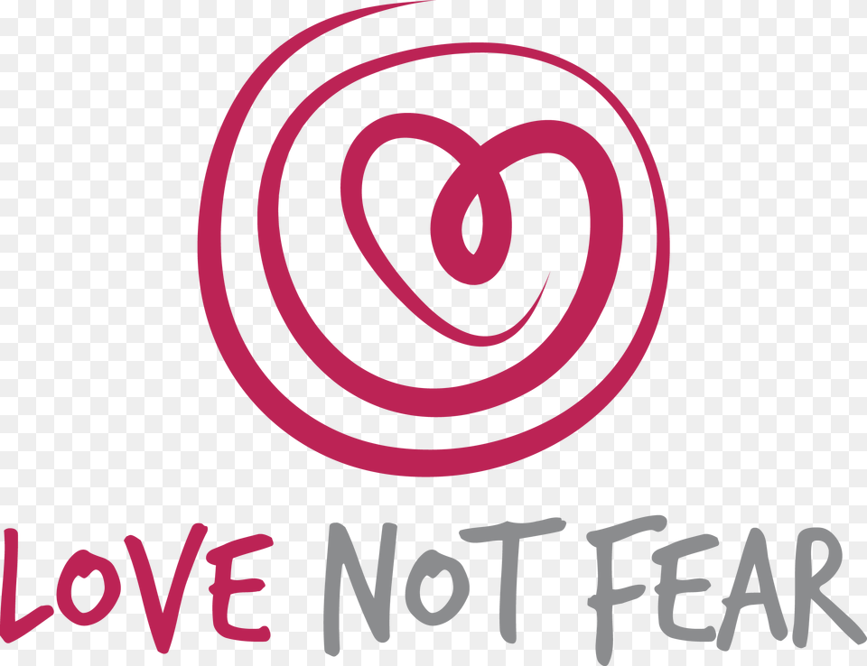 Love Not Fear, Logo, Text, Spiral Free Png
