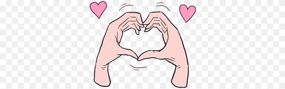 Love Onelove 1love 1ove Korean Language, Symbol, Heart, Adult, Female Free Png