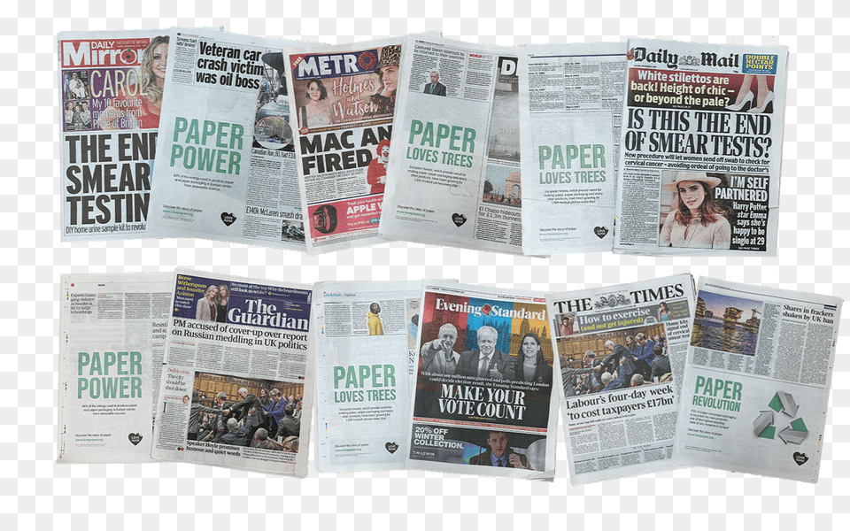 Love Paper Campaign Features Across National Publications Magazine, Newspaper, Text, Person, Face Free Png