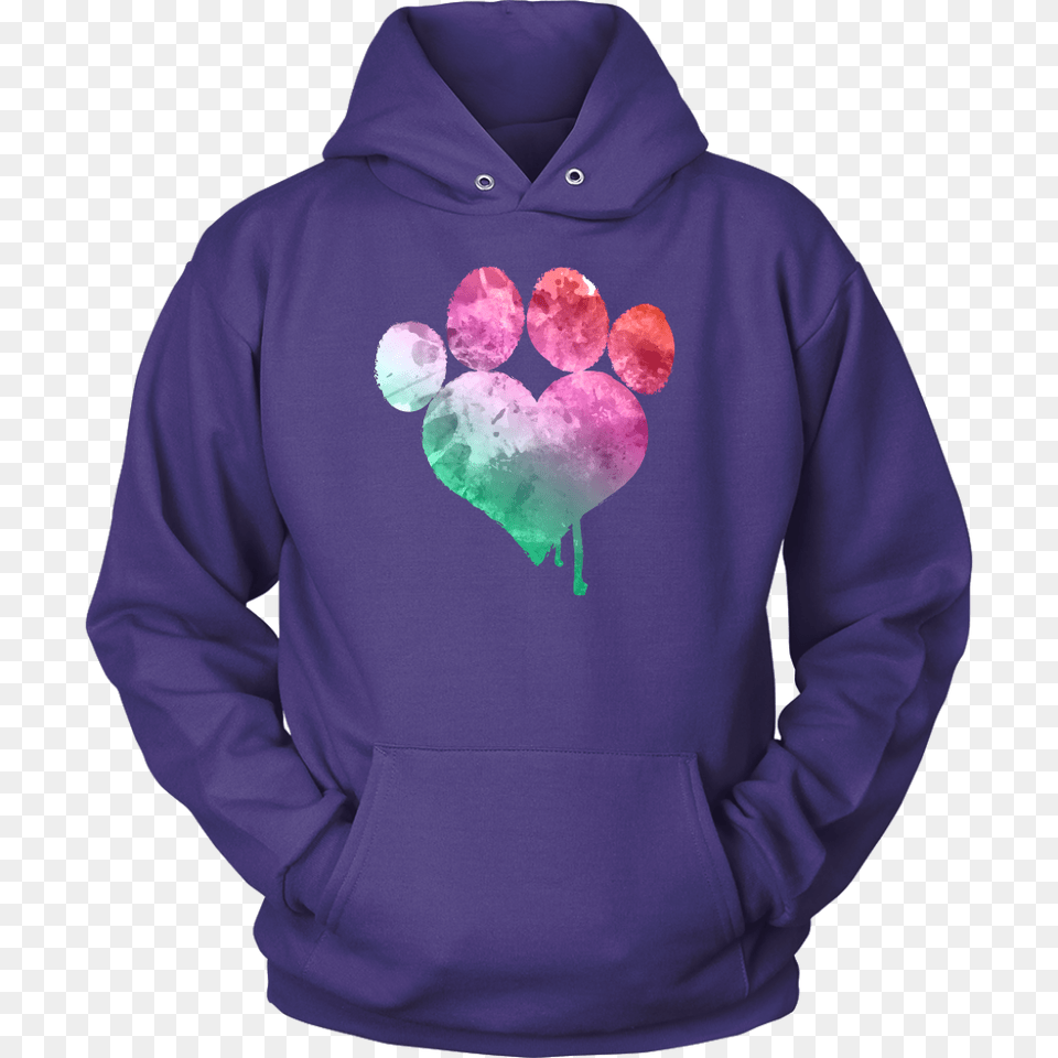 Love Paw, Clothing, Hoodie, Knitwear, Sweater Png Image