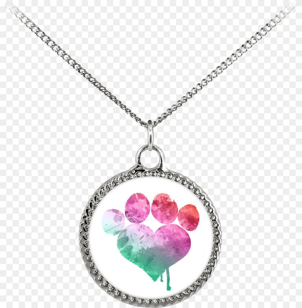 Love Paw Deco Necklace Necklace, Accessories, Jewelry, Pendant, Locket Free Transparent Png