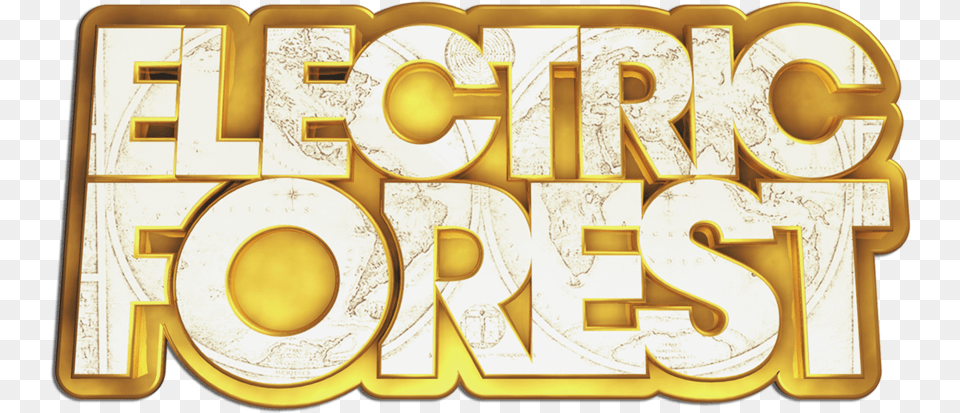 Love Peace And Paint Electric Forest Festival, Number, Symbol, Text, Gold Free Transparent Png