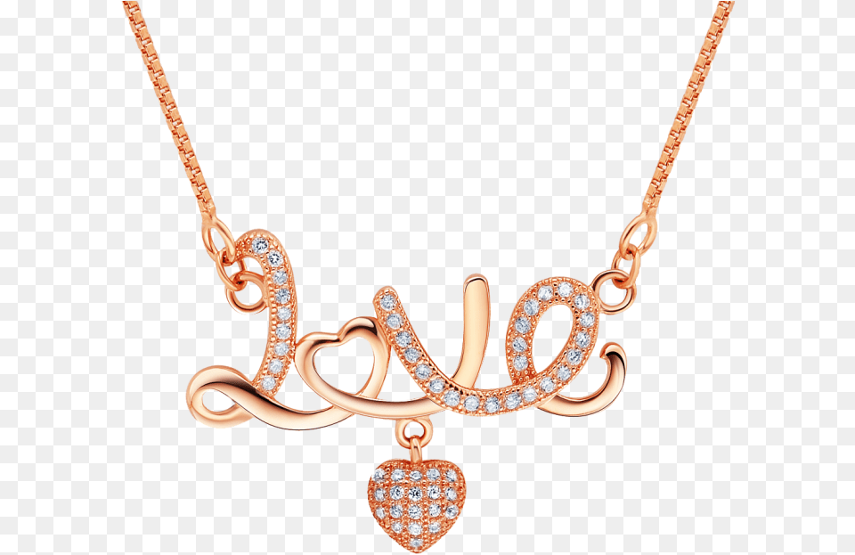 Love Pendant Heart Necklace, Accessories, Diamond, Gemstone, Jewelry Png Image