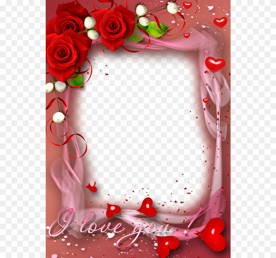 Love Photo Frame, Flower, Plant, Rose, Envelope Png